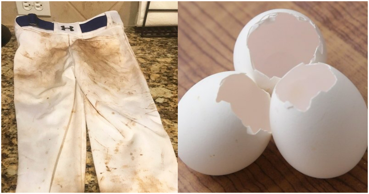 Stain Removal Tip using Egg Shell