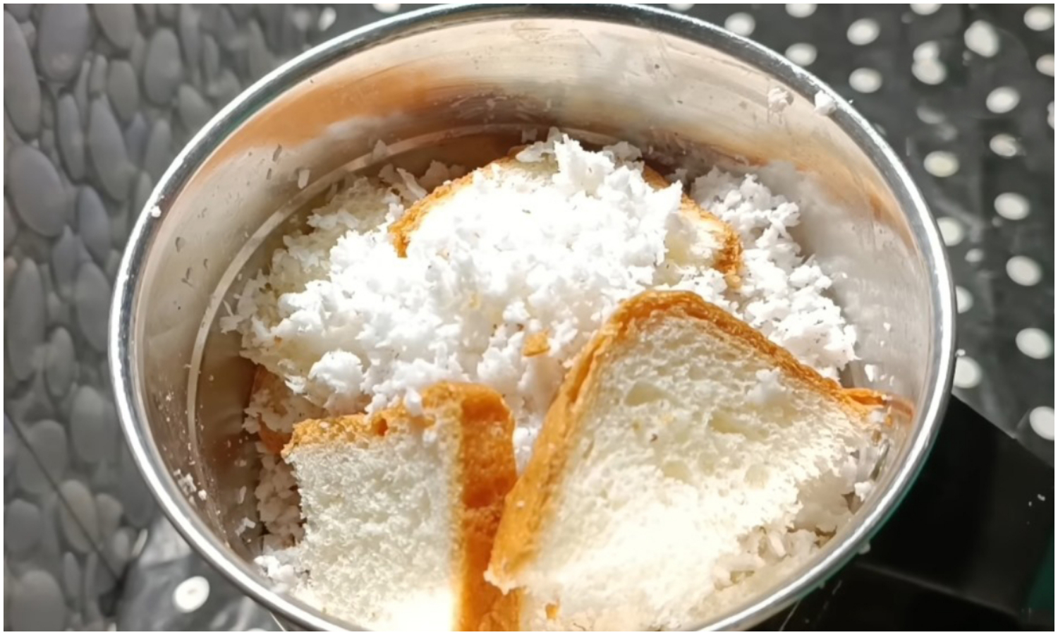 Tasty Snack using Bread And Coconut