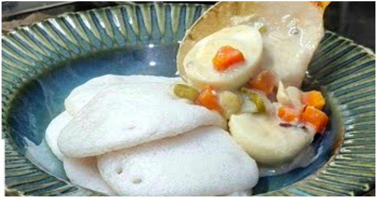 Kutti Appam And Mutta Stew Recipe