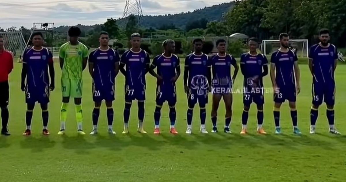 Kerala Blasters vs Pattaya United pre-season starting eleven