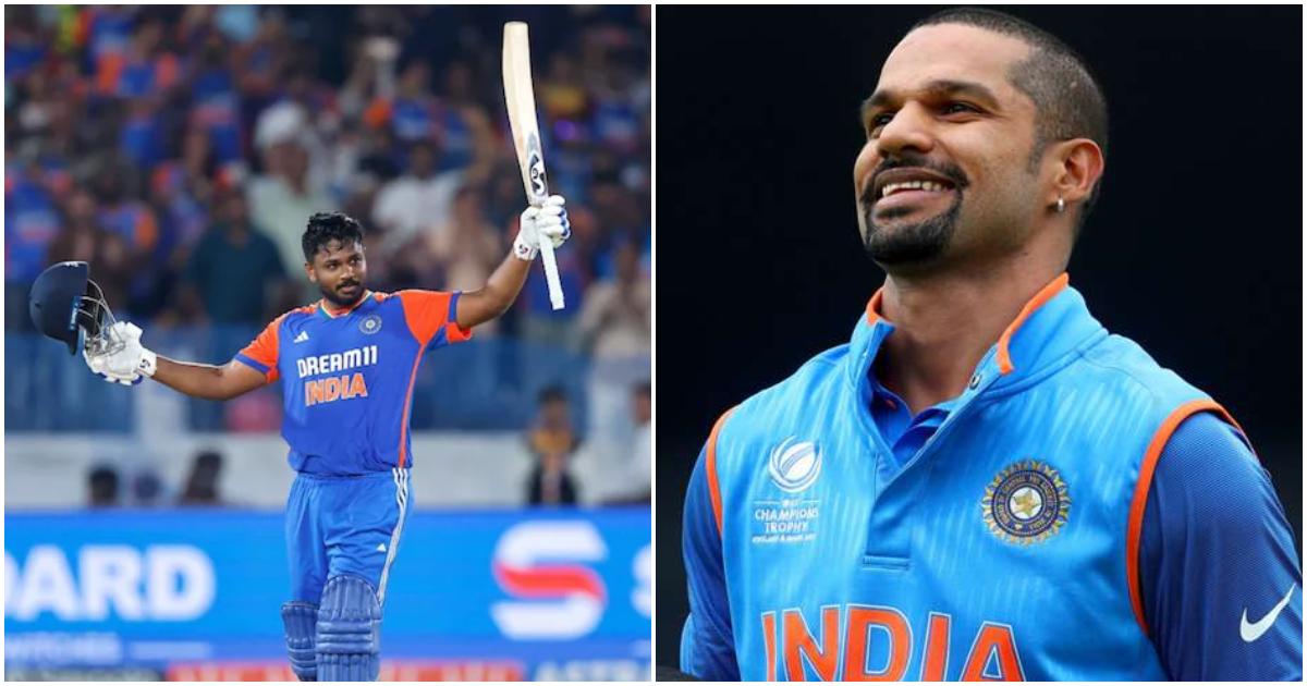 Shikhar Dhawan hails Sanju Samson century