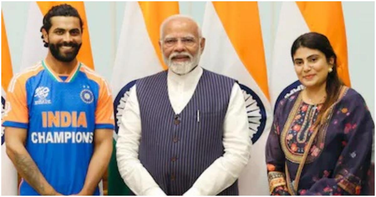 Indian cricketer Ravindra Jadeja fondly recalled his first meeting with Modi