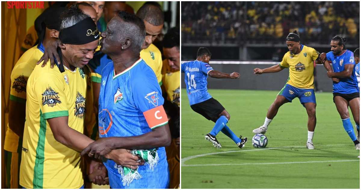 Brazil Legends Edge Indian All Stars 4-3 in Kochi Exhibition Thriller as Ronaldinho Steals the Show