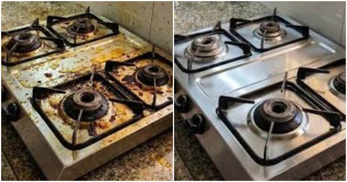 How to Clean Your Gas Stove Like a Pro Using Simple Household Items
